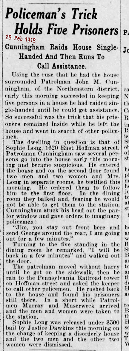 The Evening Sun Thu Feb 28 1918 Trick or treat72