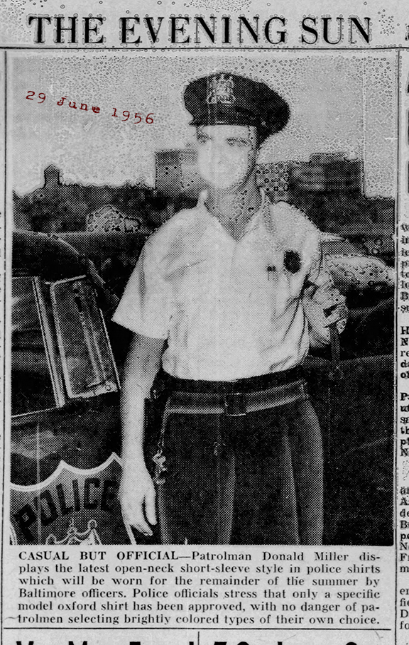 The Evening Sun Fri Jun 29 1956 Short Sleeves 72i