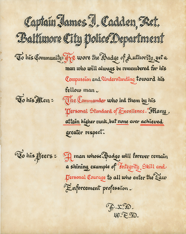 BPD Capt Cadden 60772