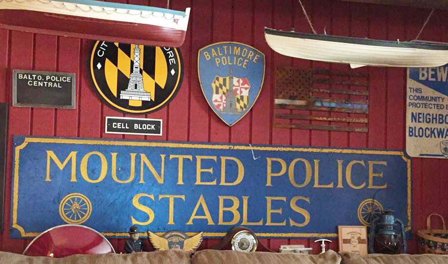 what what mounted sign with other BPD mem