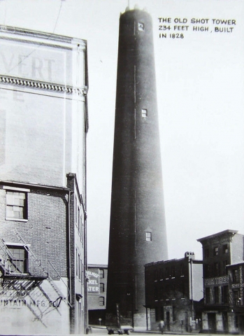 BPD old and shot tower with logo