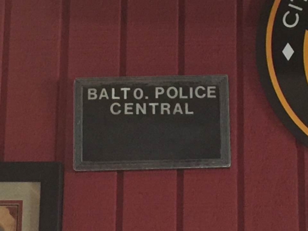 mugshot placard